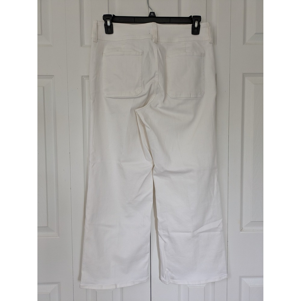 J. Crew Slim Wide Jean with Stacked Buttons Womens Size‎ 29 White NWT $148 CH887 - Picture 3 of 6